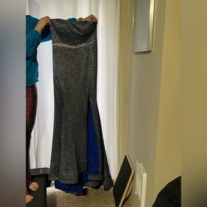 Sherri Hill size 12 fit and flare dress with slit